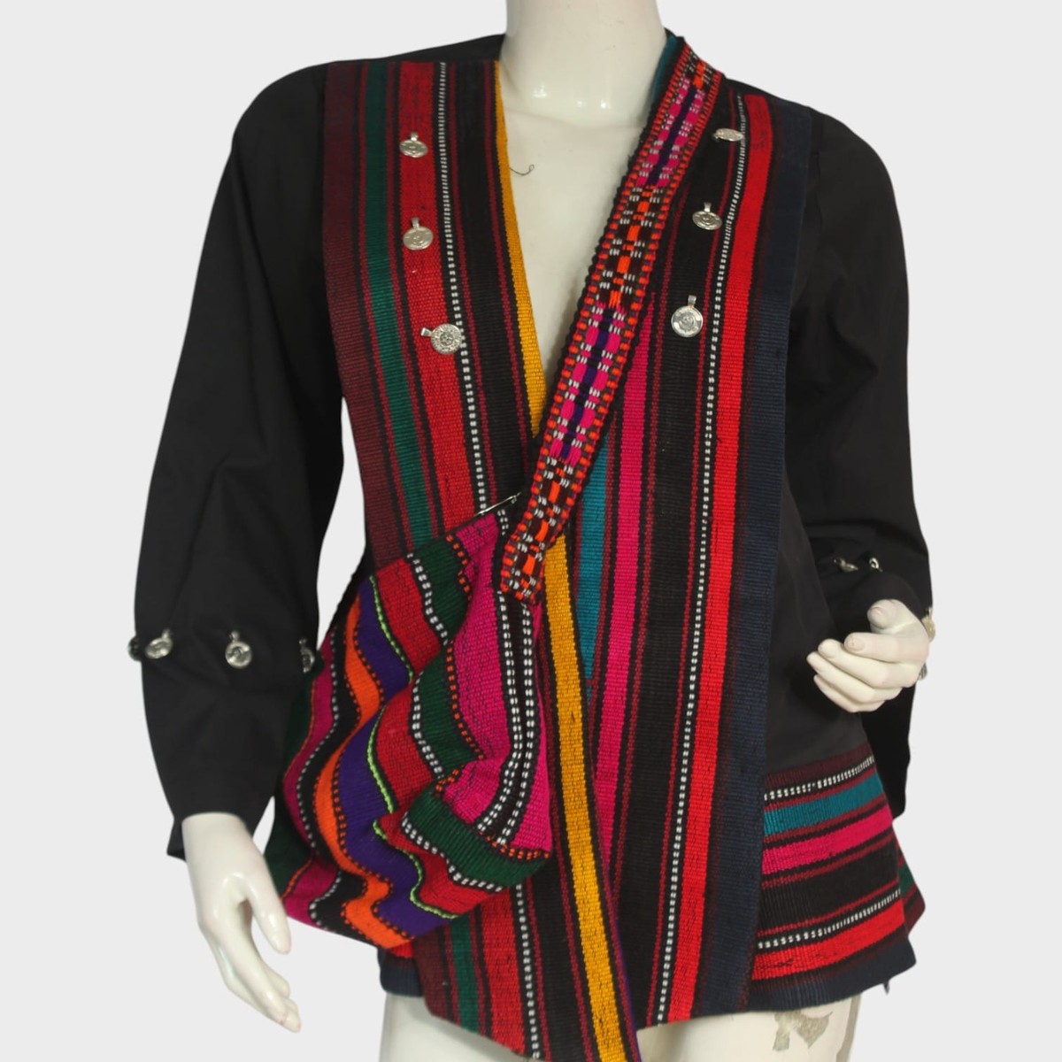Kuchi Striped Charm Jacket, Kunduz, Afghanistan 3