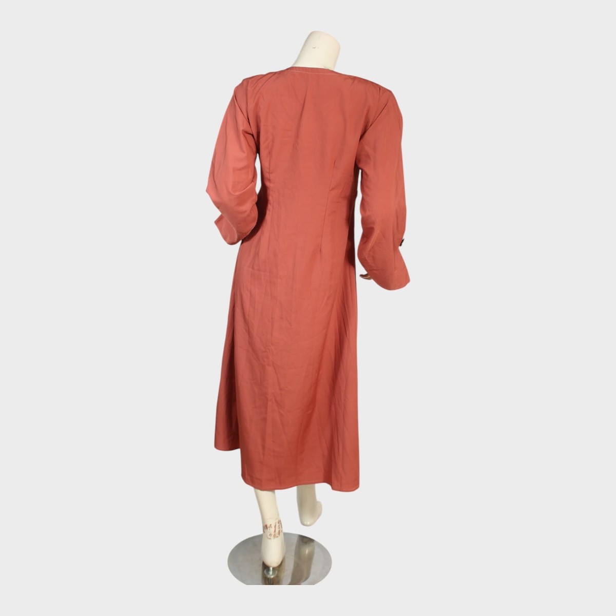 Terracotta Flow Midi Dress 1