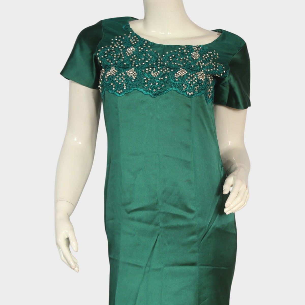 Jade Bloom Evening Gown 3