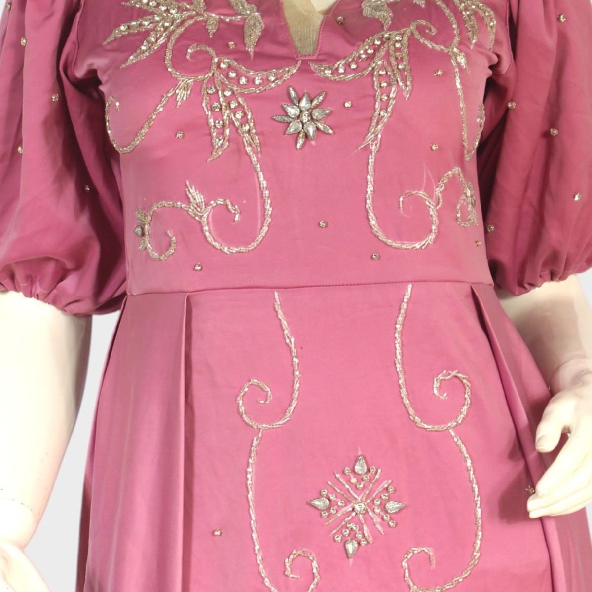 Blush Majesty Embellished Evening Gown 2