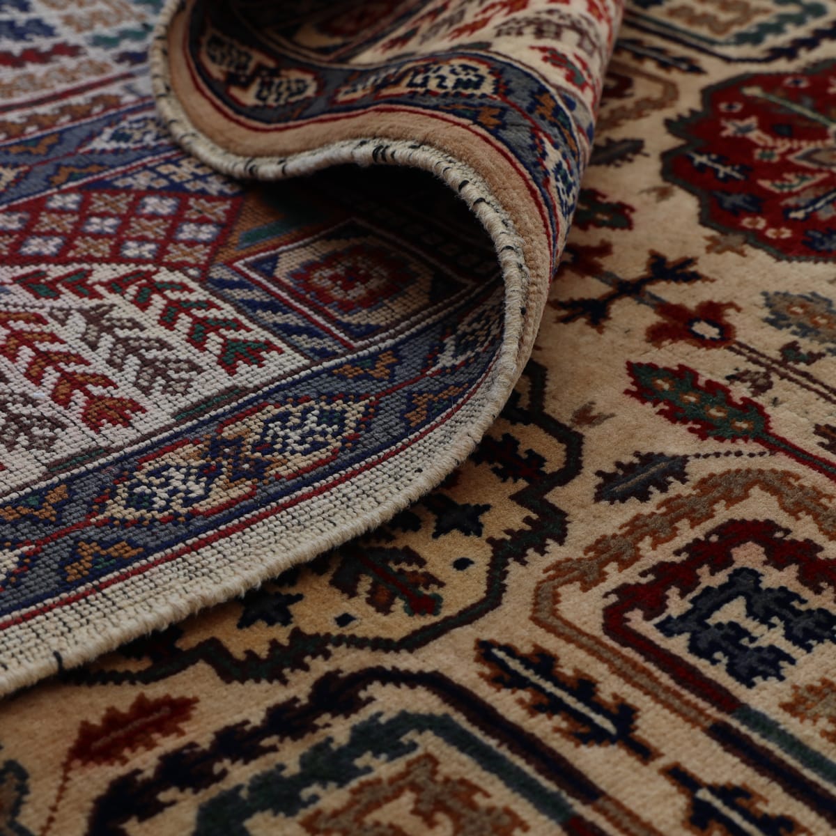Kunduz Bokhara Wool Rug – 9.8 ft x 6.6 ft 4