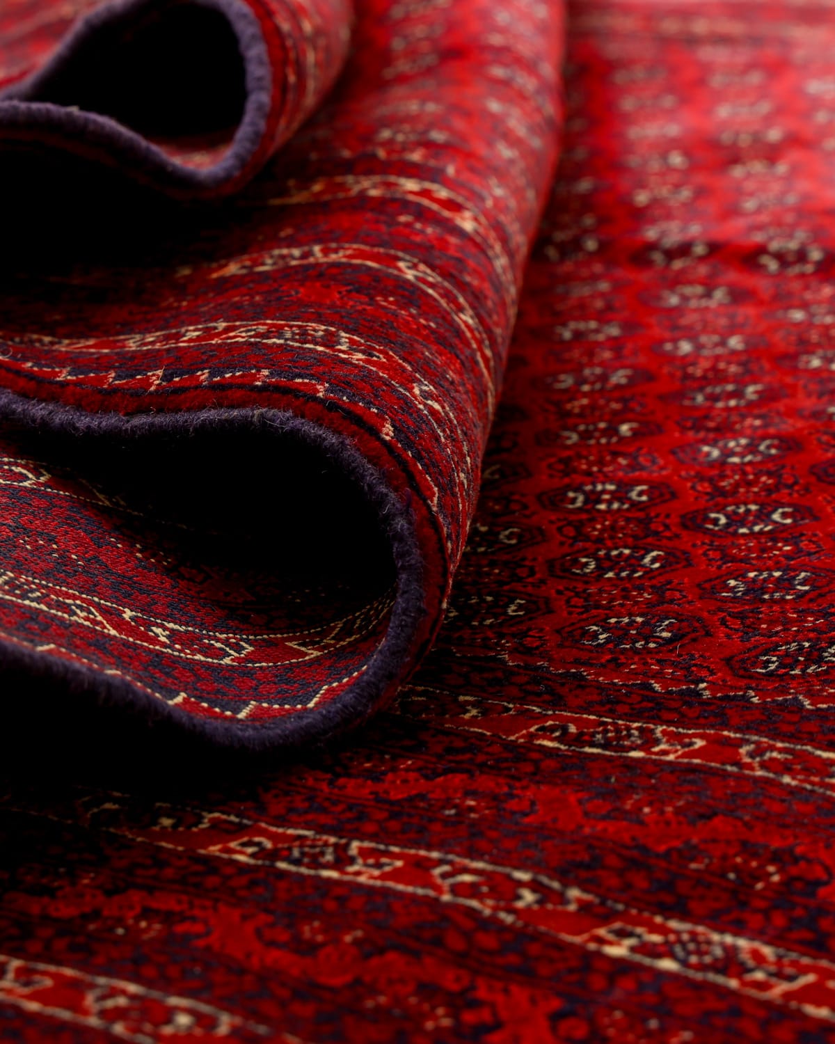 Classic Bokhara Red Wool Rug – 9.8 ft x 6.6 ft 1