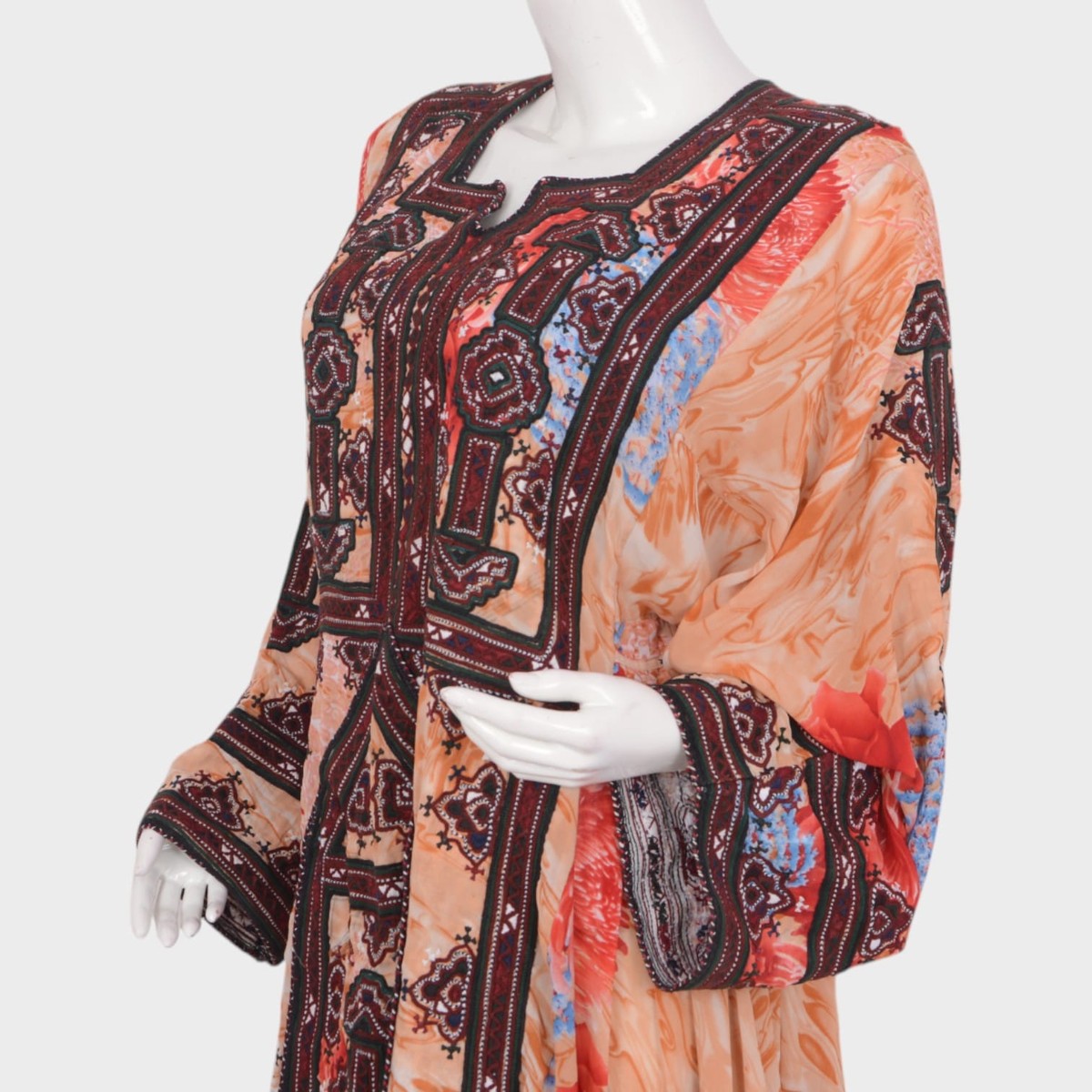 Rust Mirage Kuchi Dress 1
