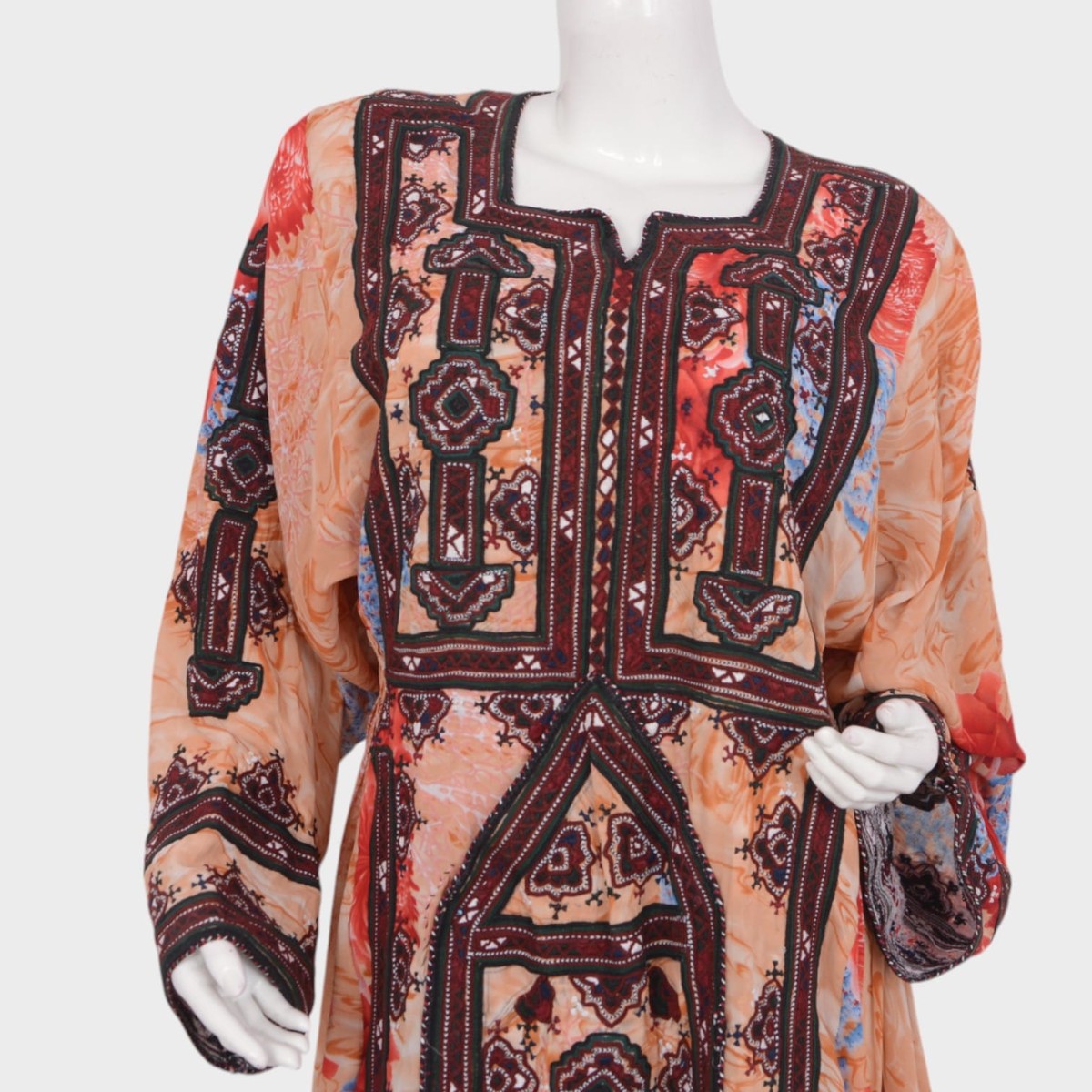 Rust Mirage Kuchi Dress 4