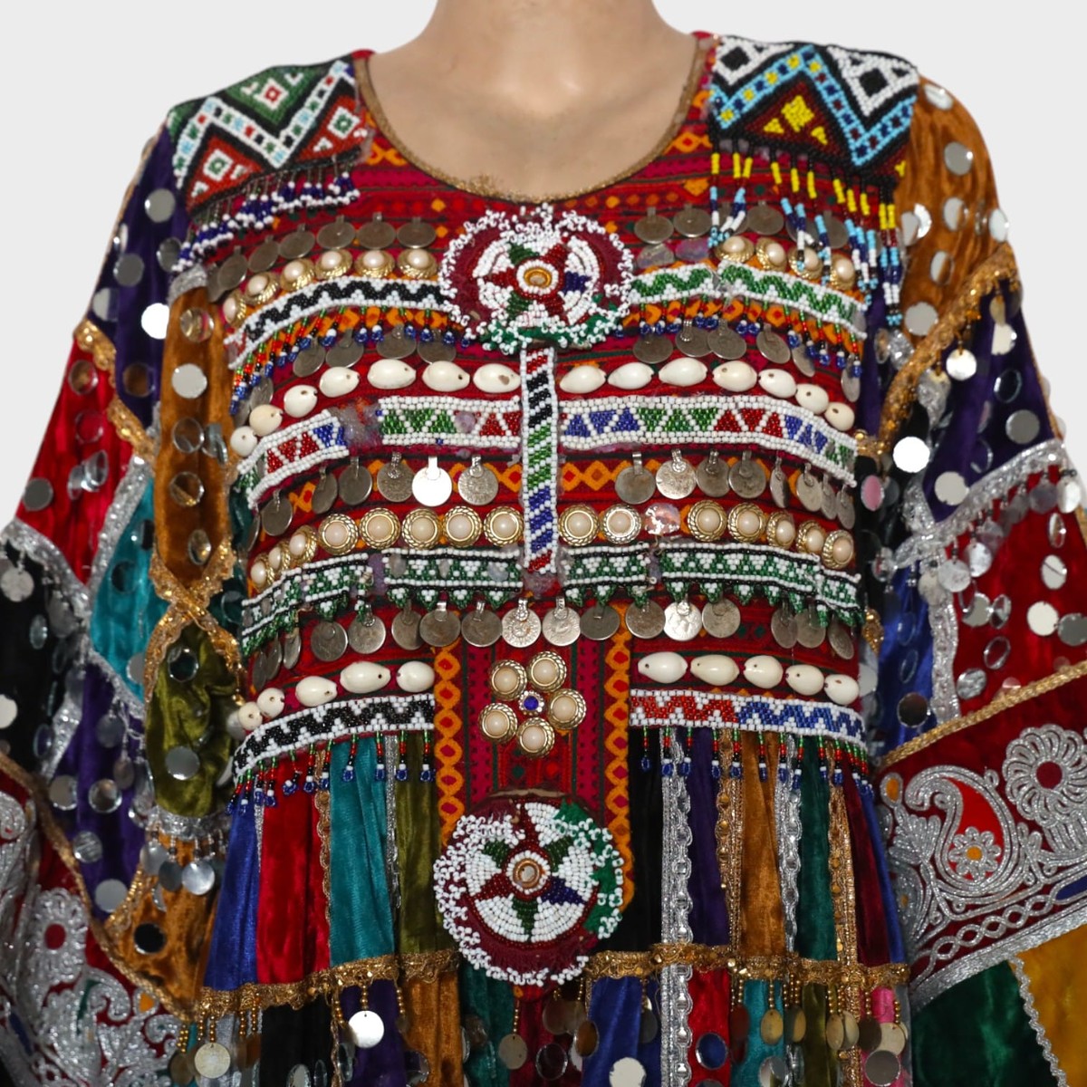 Royal Patchwork Kuchi Dress 1