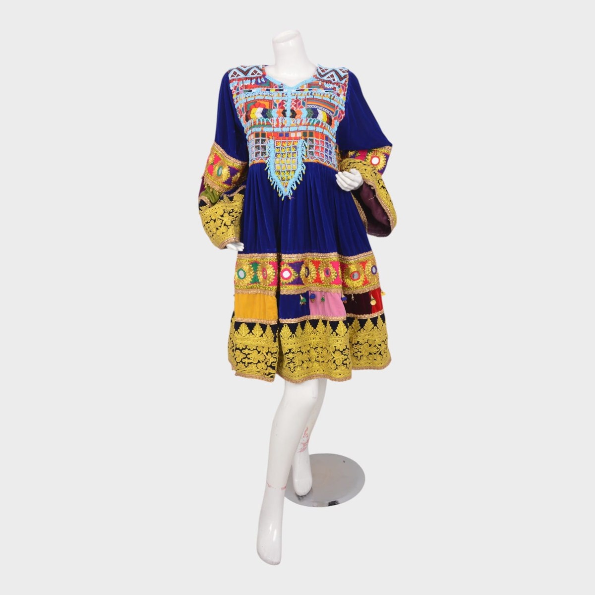 Zarina Patchwork Kuchi Dress 1