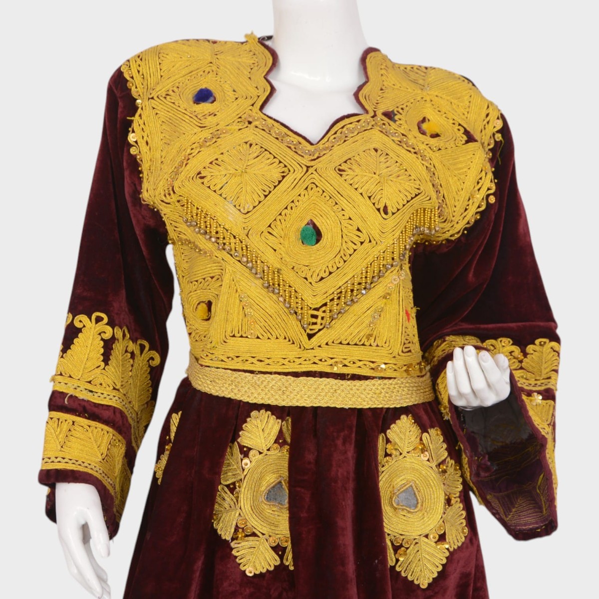 Golden Garnet Kuchi Dress 2