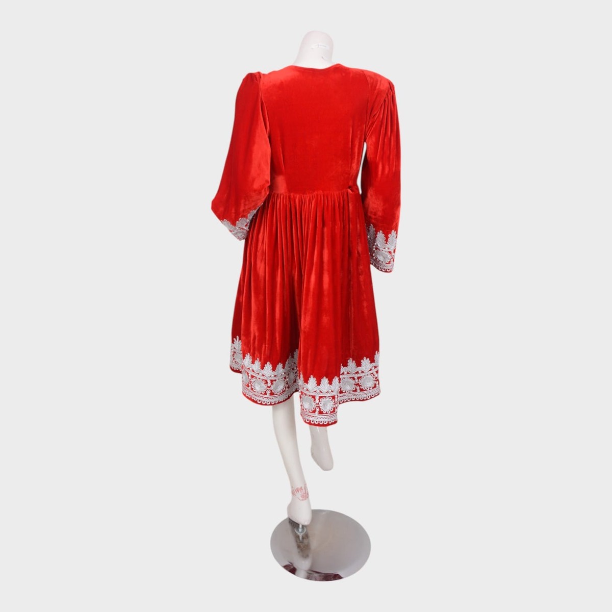 Ruby Charm Velvet Dress 3