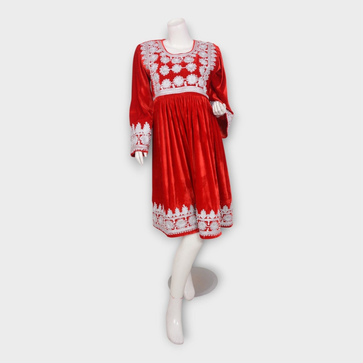 Ruby Charm Velvet Dress 2