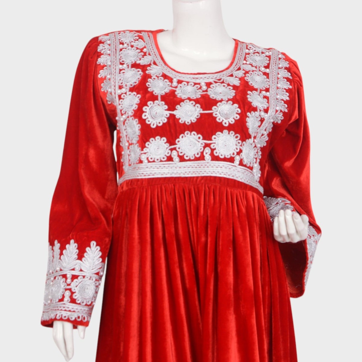 Ruby Charm Velvet Dress 4