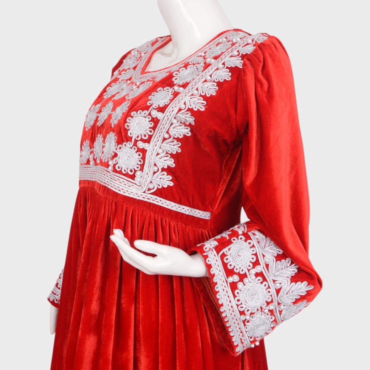 Ruby Charm Velvet Dress 1