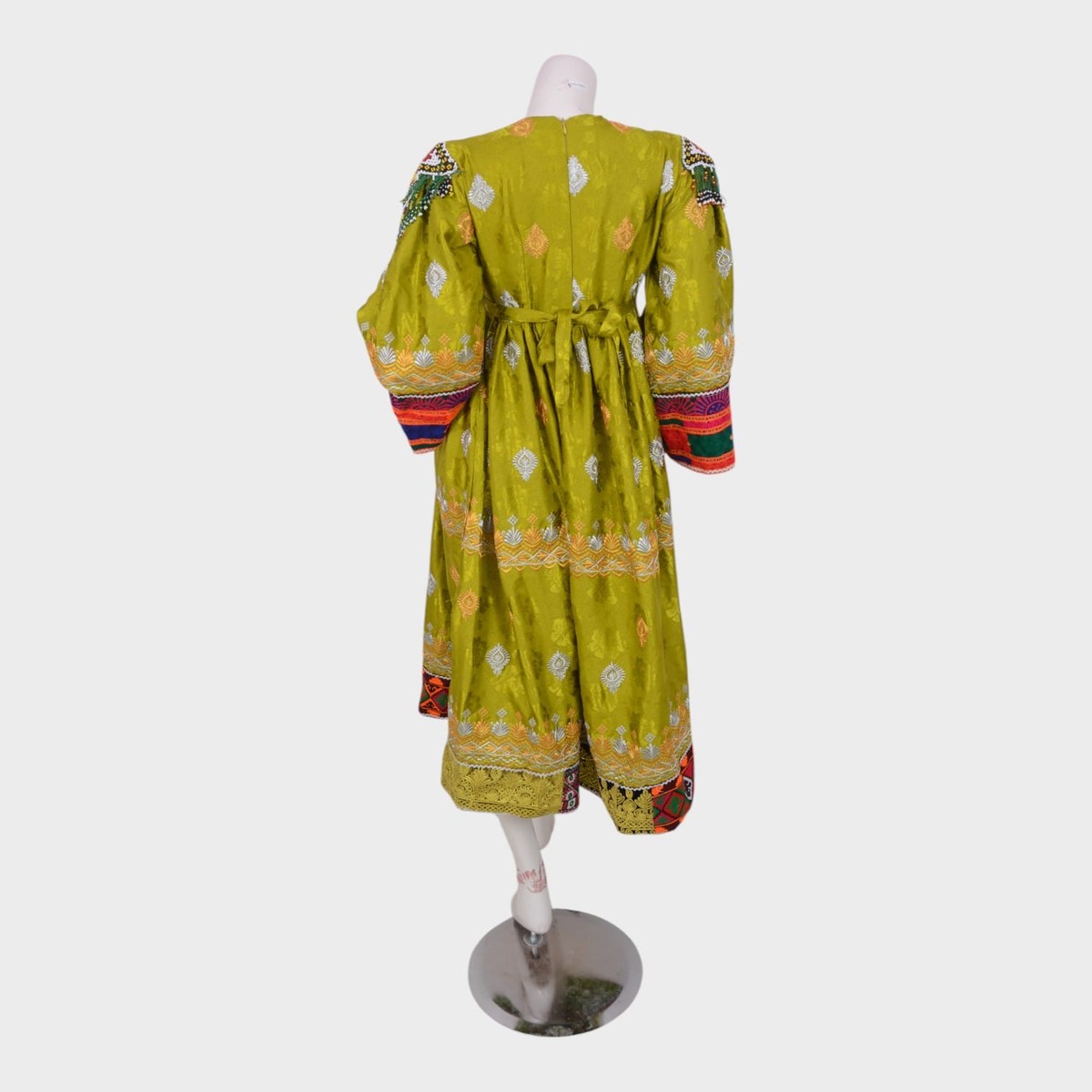 Parwana Olive Kuchi Dress 3