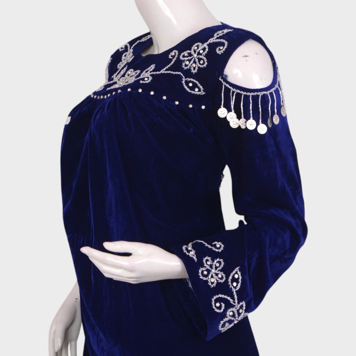 Niloofar Midnight Velvet Dress 1