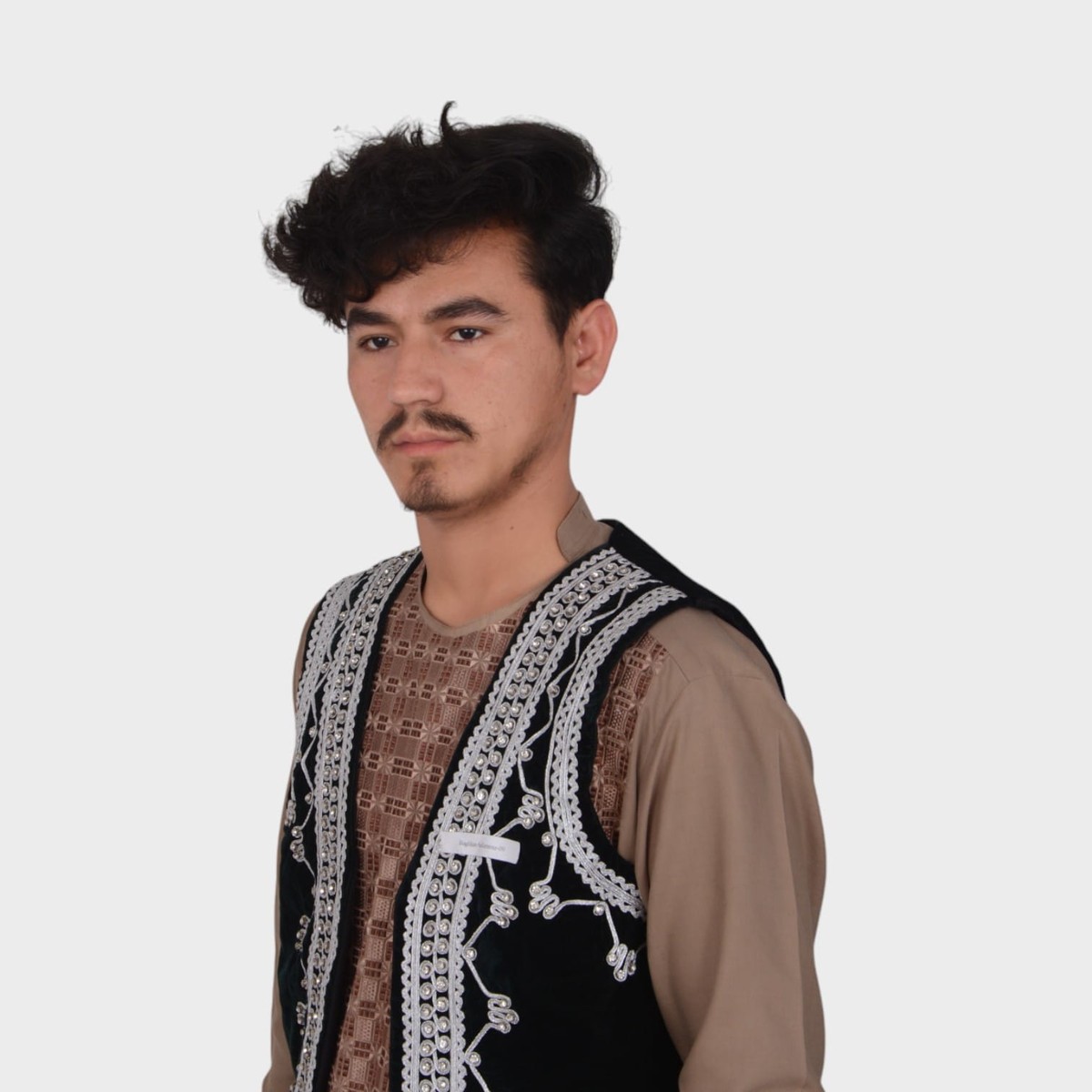 Velvet Waistcoat for men Afghani Siyah Kaarmen Waistcoat 4