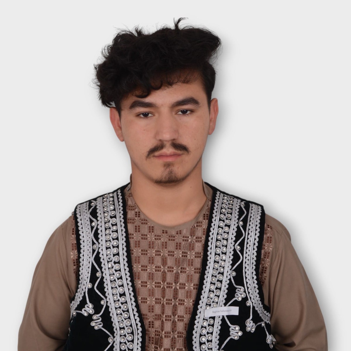 Velvet Waistcoat for men Afghani Siyah Kaarmen Waistcoat 3