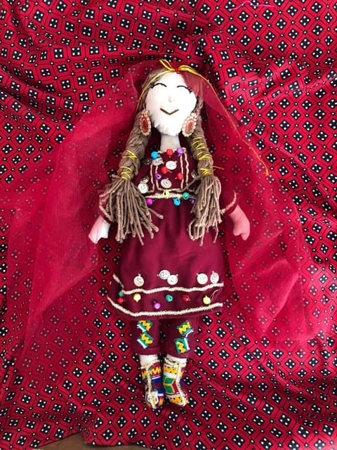 Handmade Pashtun Bride Doll 1