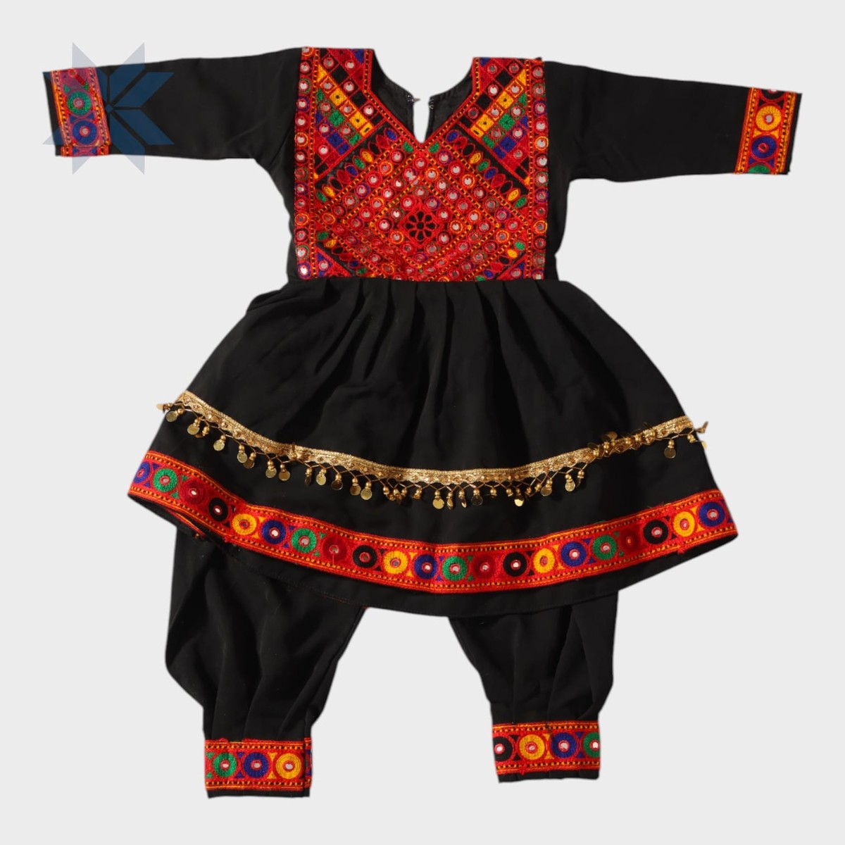 Laili Balochi Dress – Mirror Embroidered Set 1