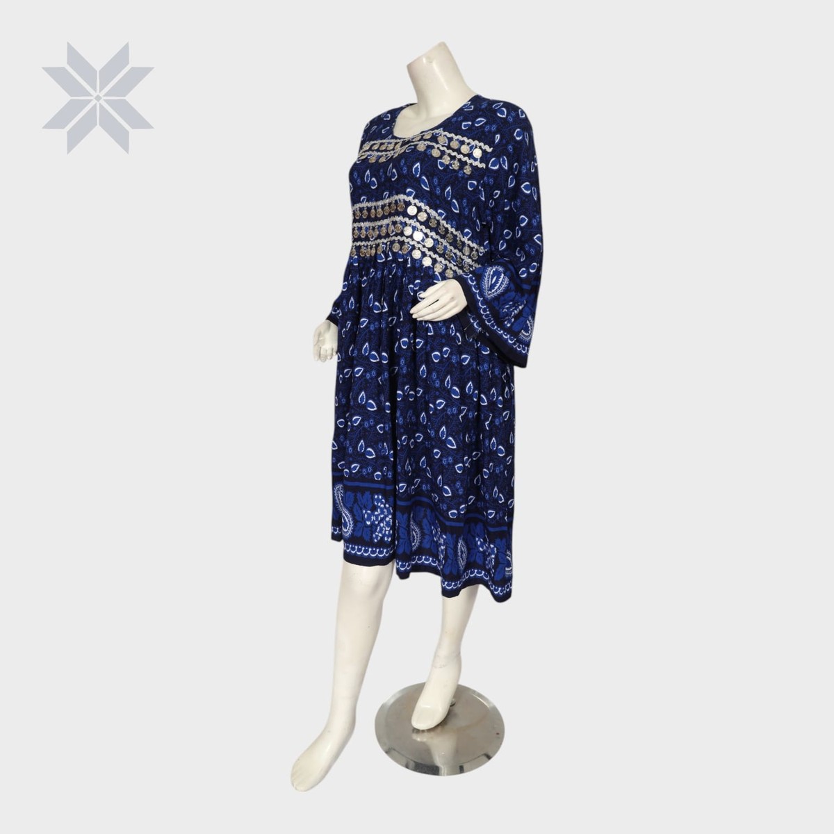 Mahsa Indigo Dress – Mirror Work Edition 4