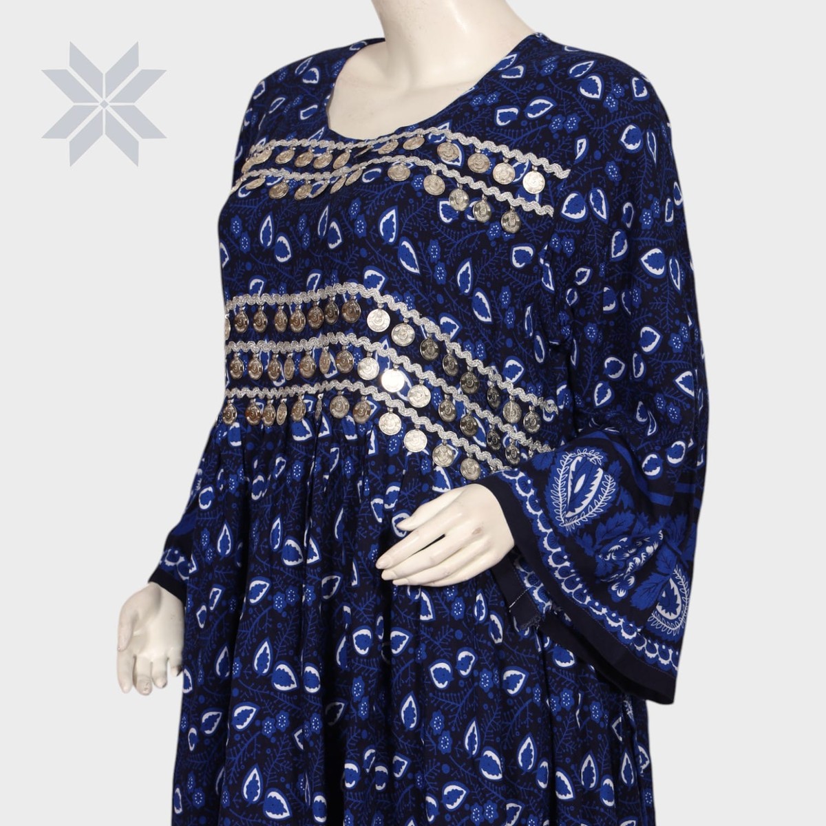 Mahsa Indigo Dress – Mirror Work Edition 2