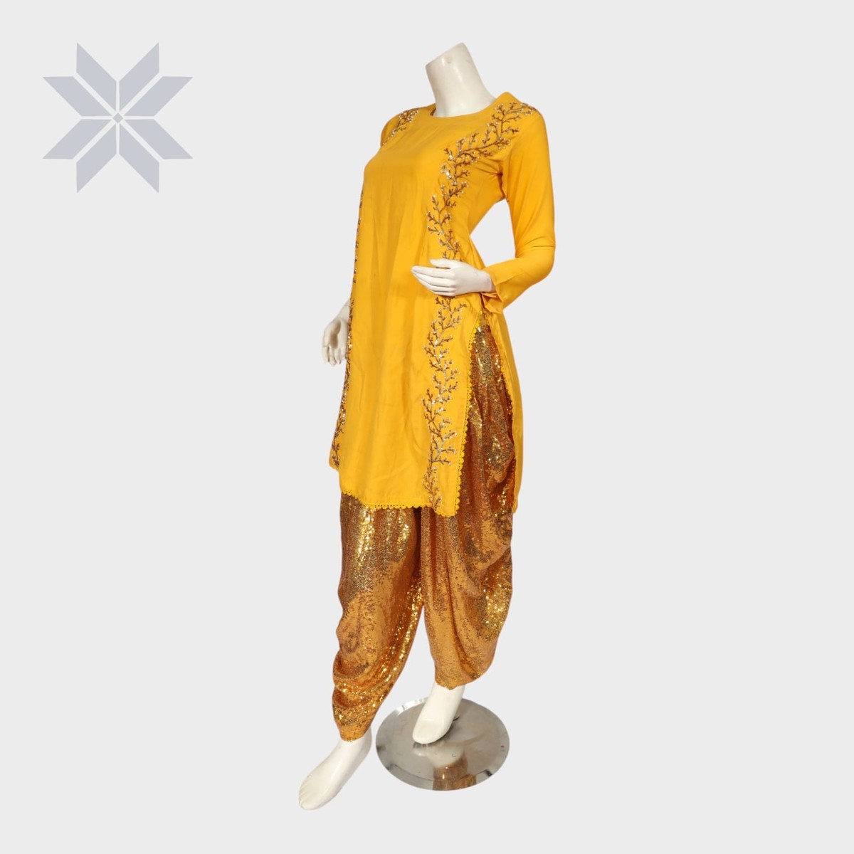 Zarnigar Mustard Glam Ensemble 5