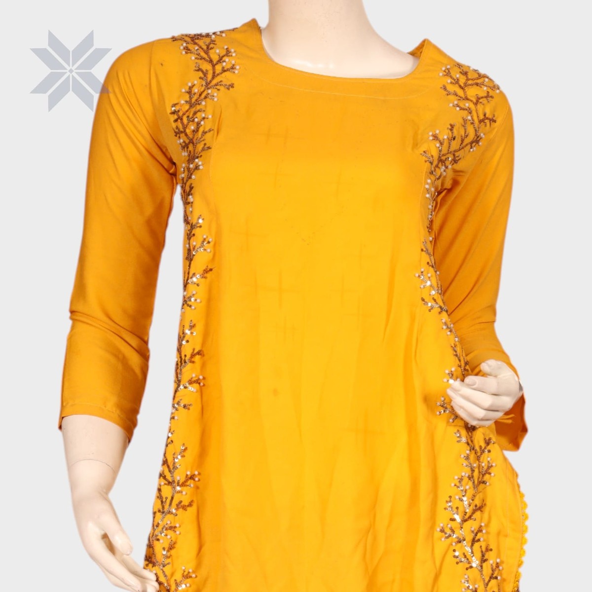 Zarnigar Mustard Glam Ensemble 4