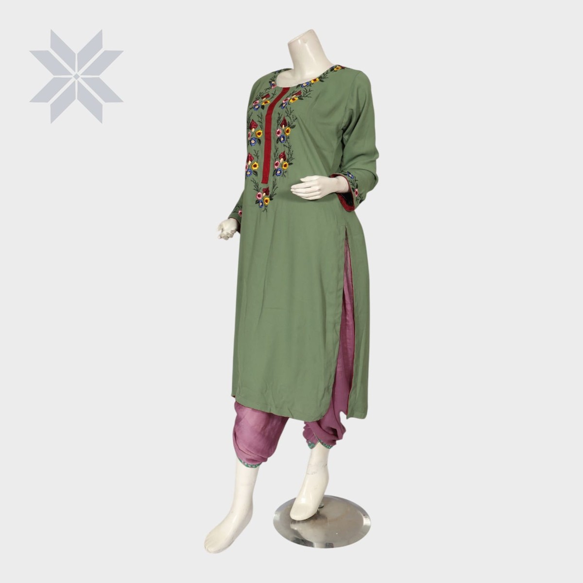 Sabz Gul Classic Embroidered Set 3