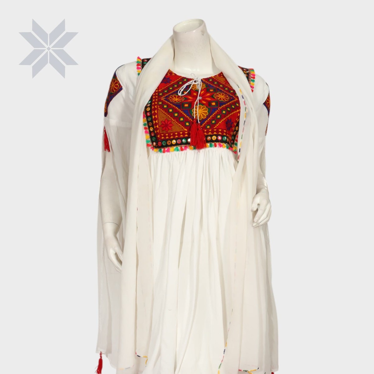 Kandahar Snowfall Traditional Dress 3
