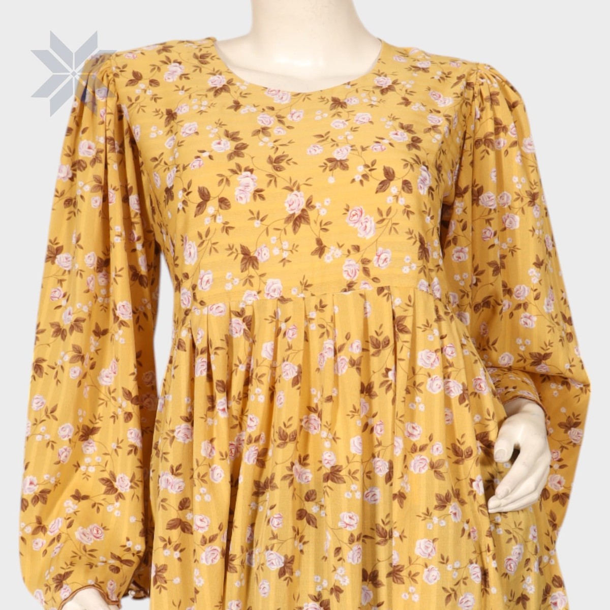Mustard Blossom Tunic Dress 4