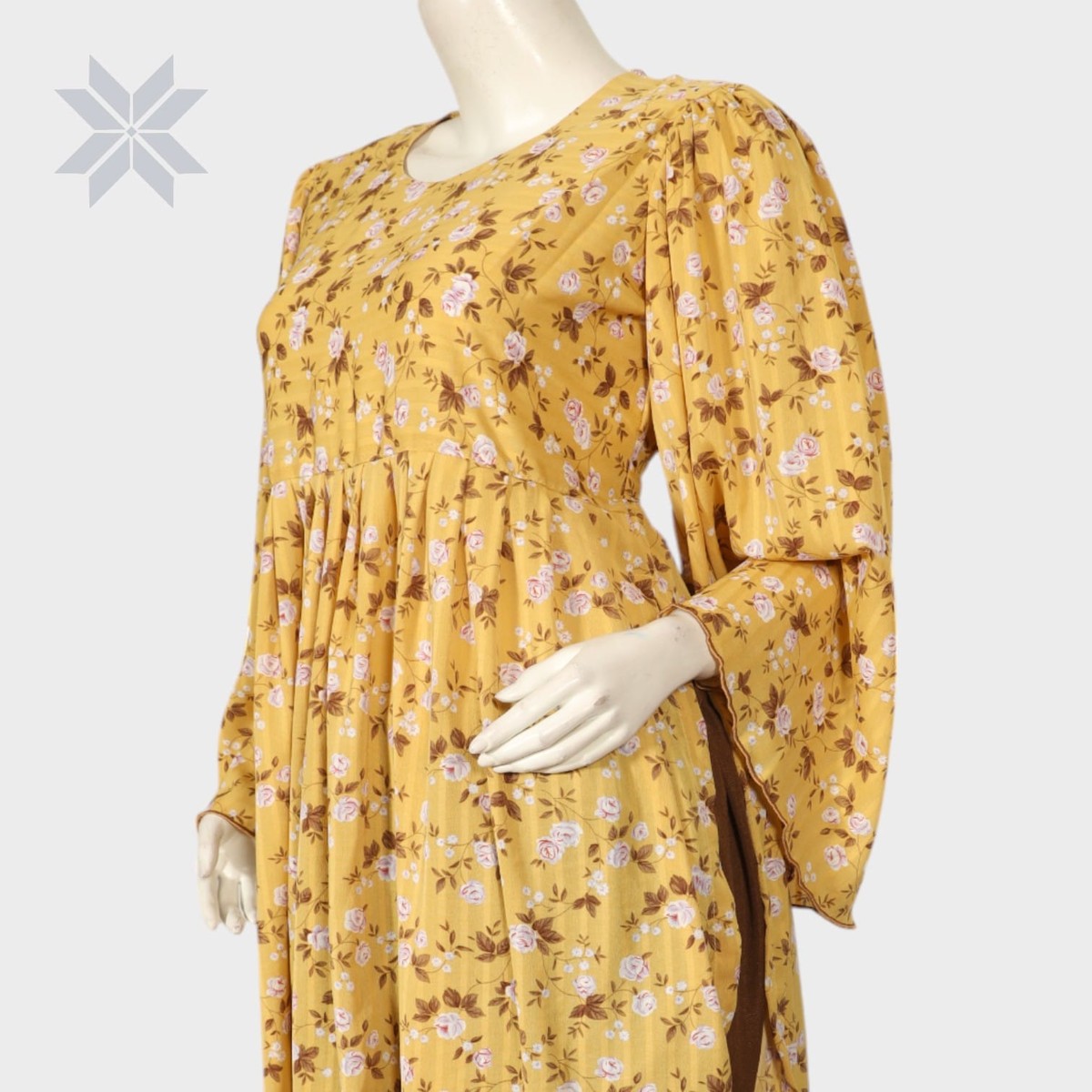 Mustard Blossom Tunic Dress 2