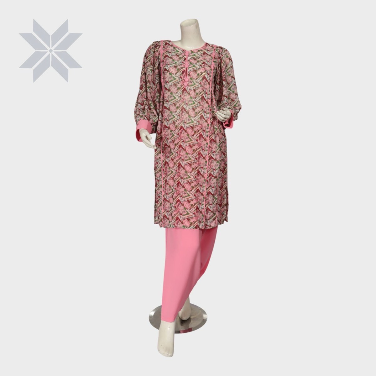 Blush Harmony Printed Tunic Set 2
