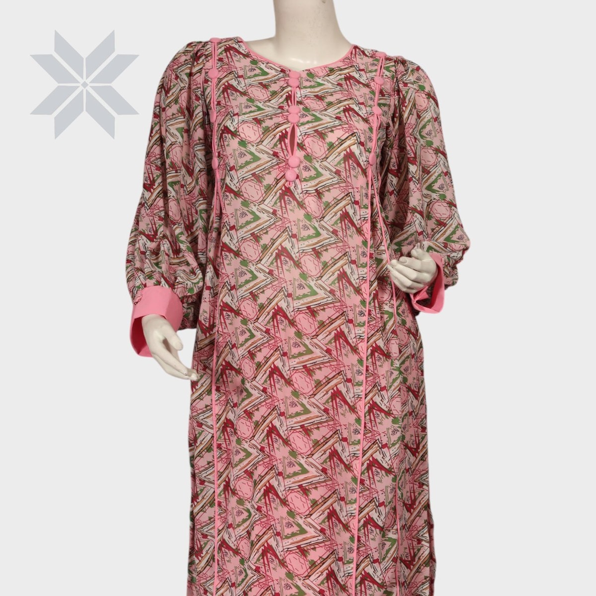 Blush Harmony Printed Tunic Set 1
