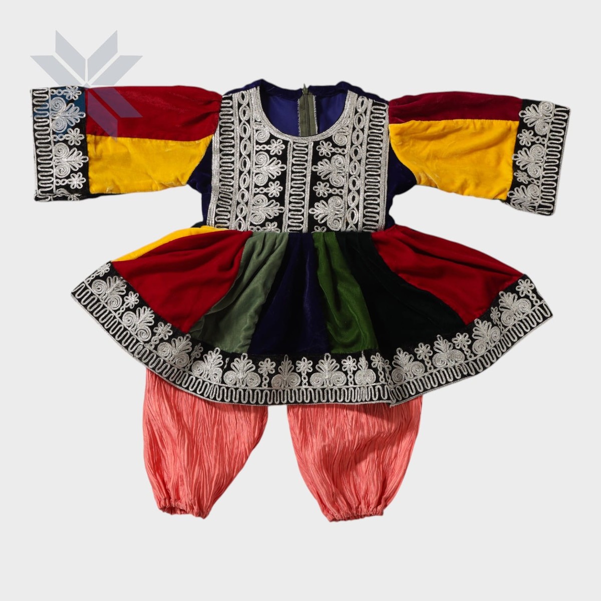 Gulbahar Multicolor Embroidered Baby Dress 3