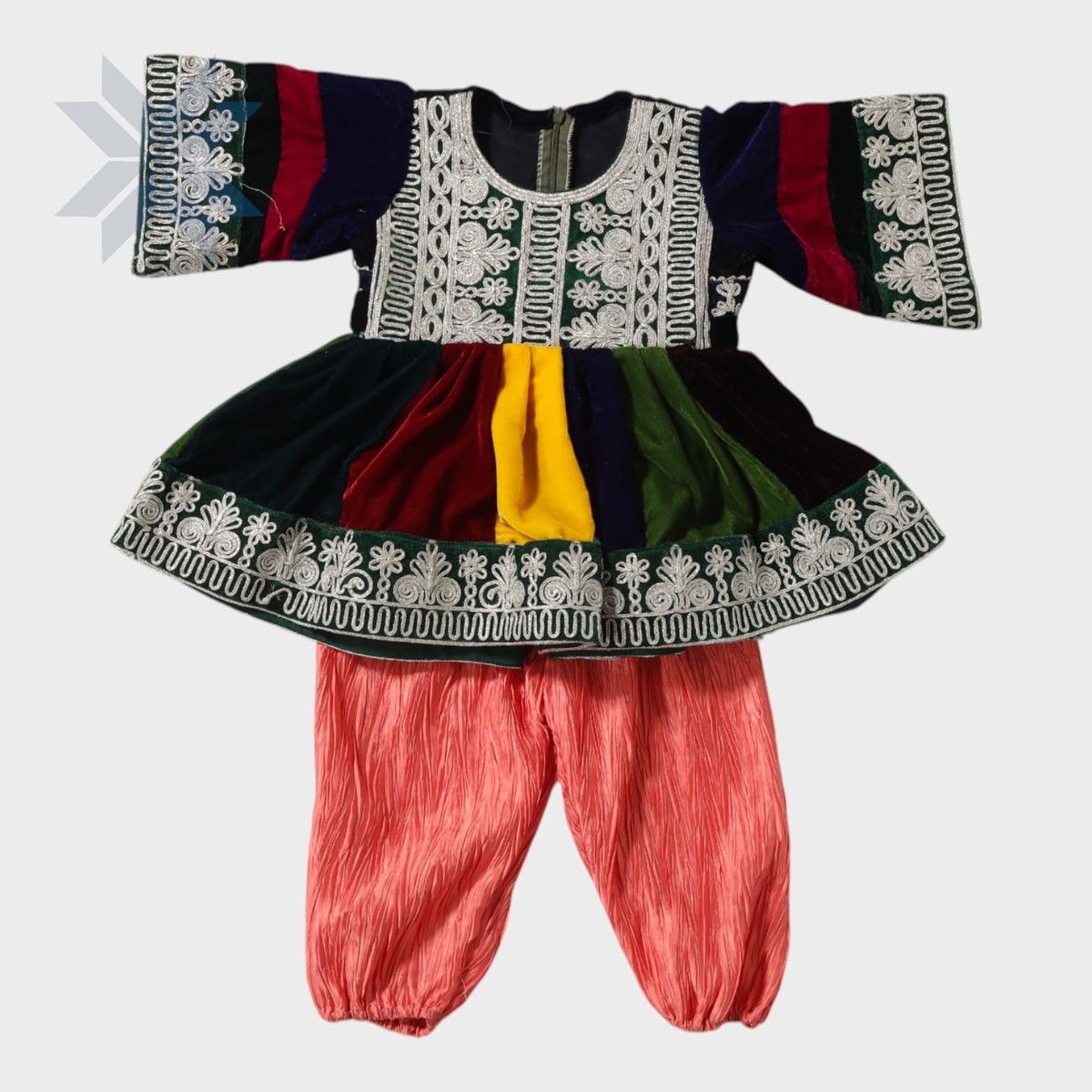 Parwana Patchwork Baby Dress Set 1