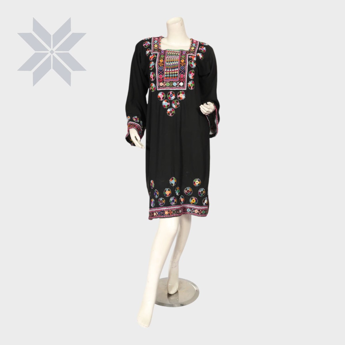 Lalita Floral Embroidered Dress 1