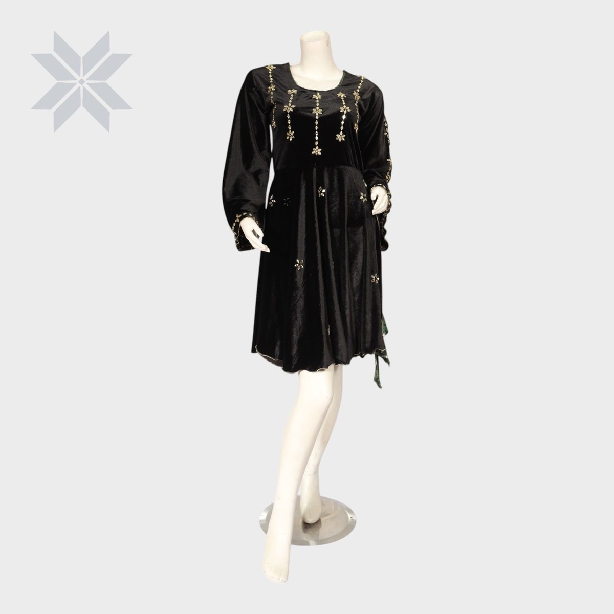 Zareen Velvet Charm Dress 1