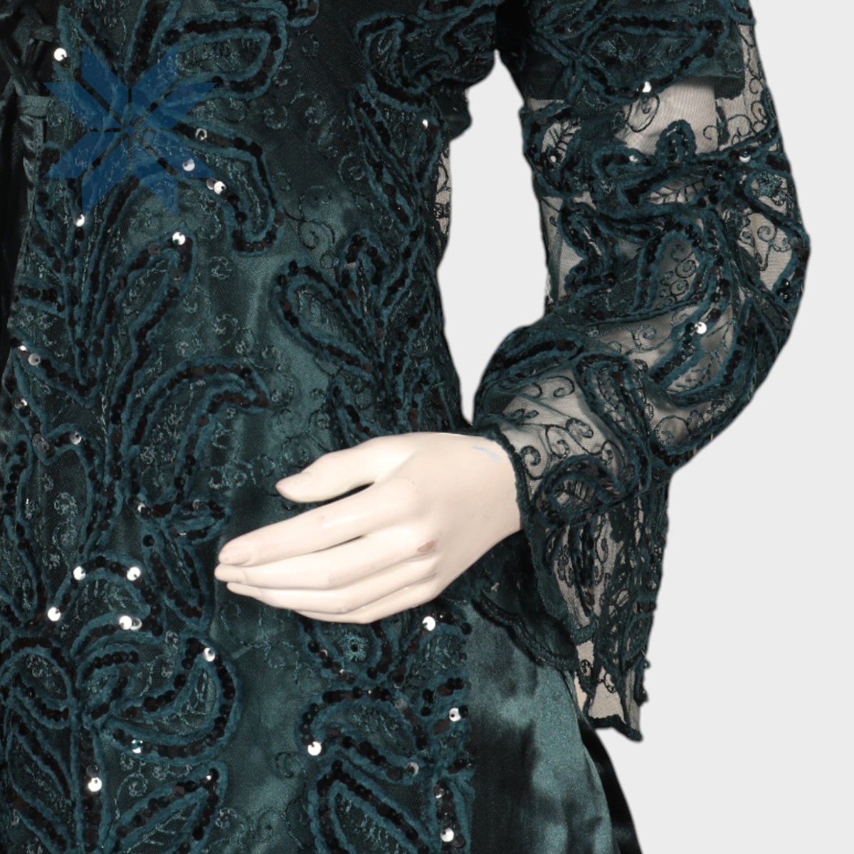 Emerald Radiance Formal Gown Set 3