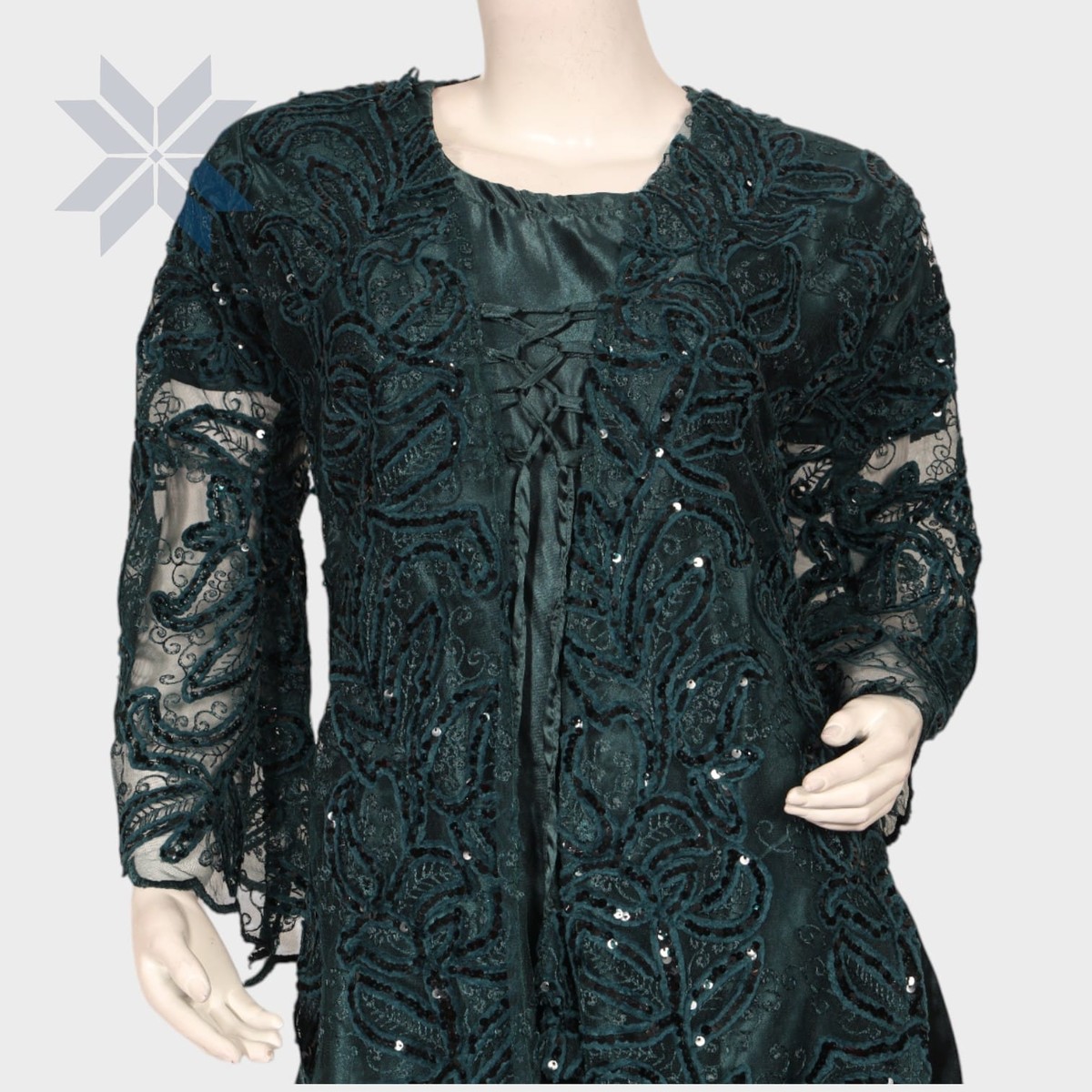 Emerald Radiance Formal Gown Set 1