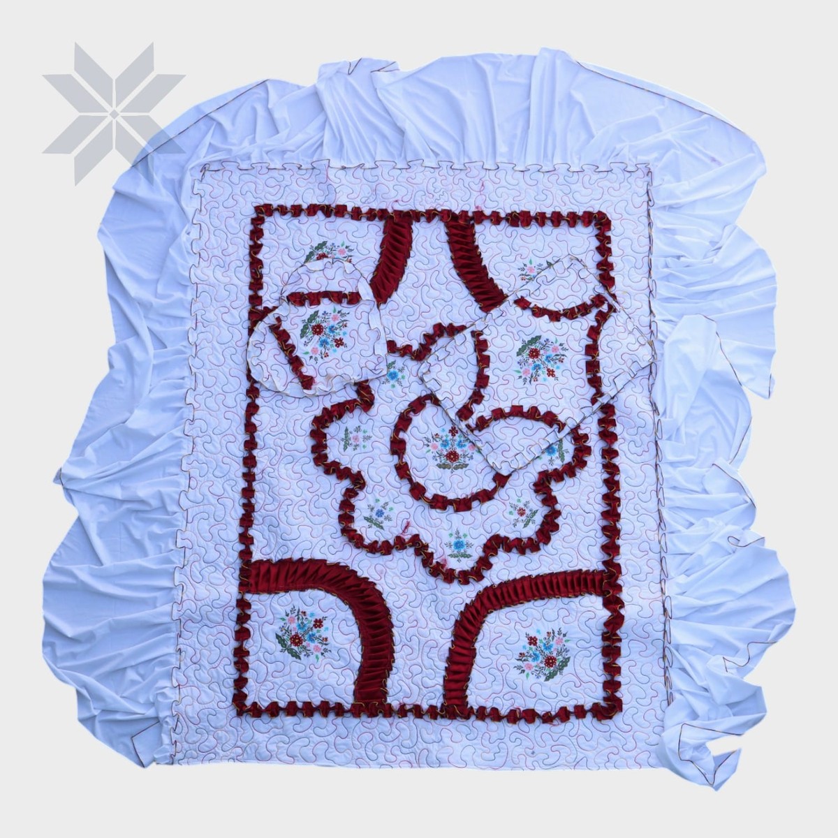 Rosette Charm Cushion Set 3