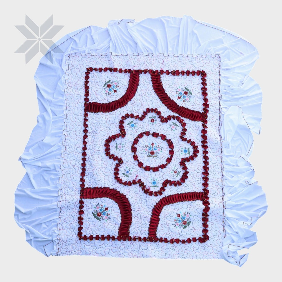 Rosette Charm Cushion Set 2