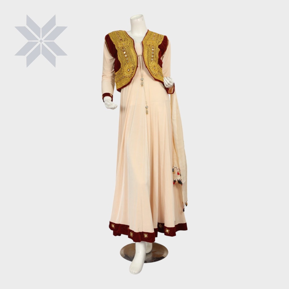 Golden Grace Traditional Dress Set 3