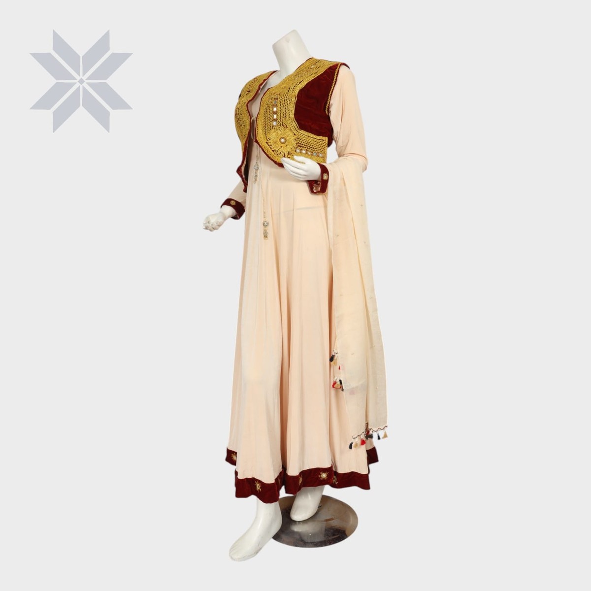 Golden Grace Traditional Dress Set 1