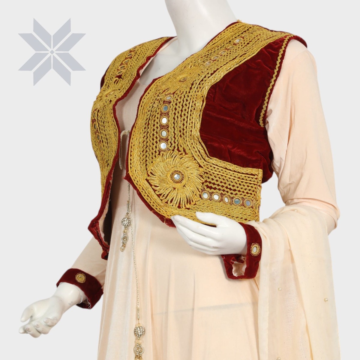 Golden Grace Traditional Dress Set 4