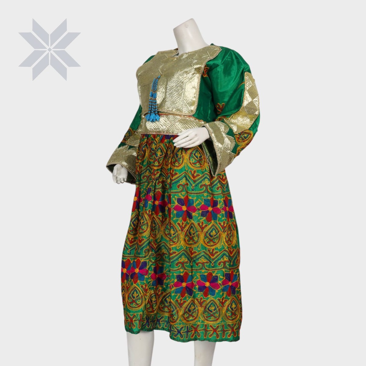 Royal Emerald Khesa Dress 5