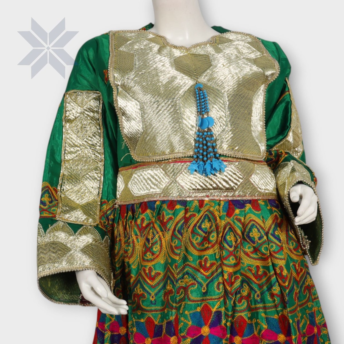 Royal Emerald Khesa Dress 2