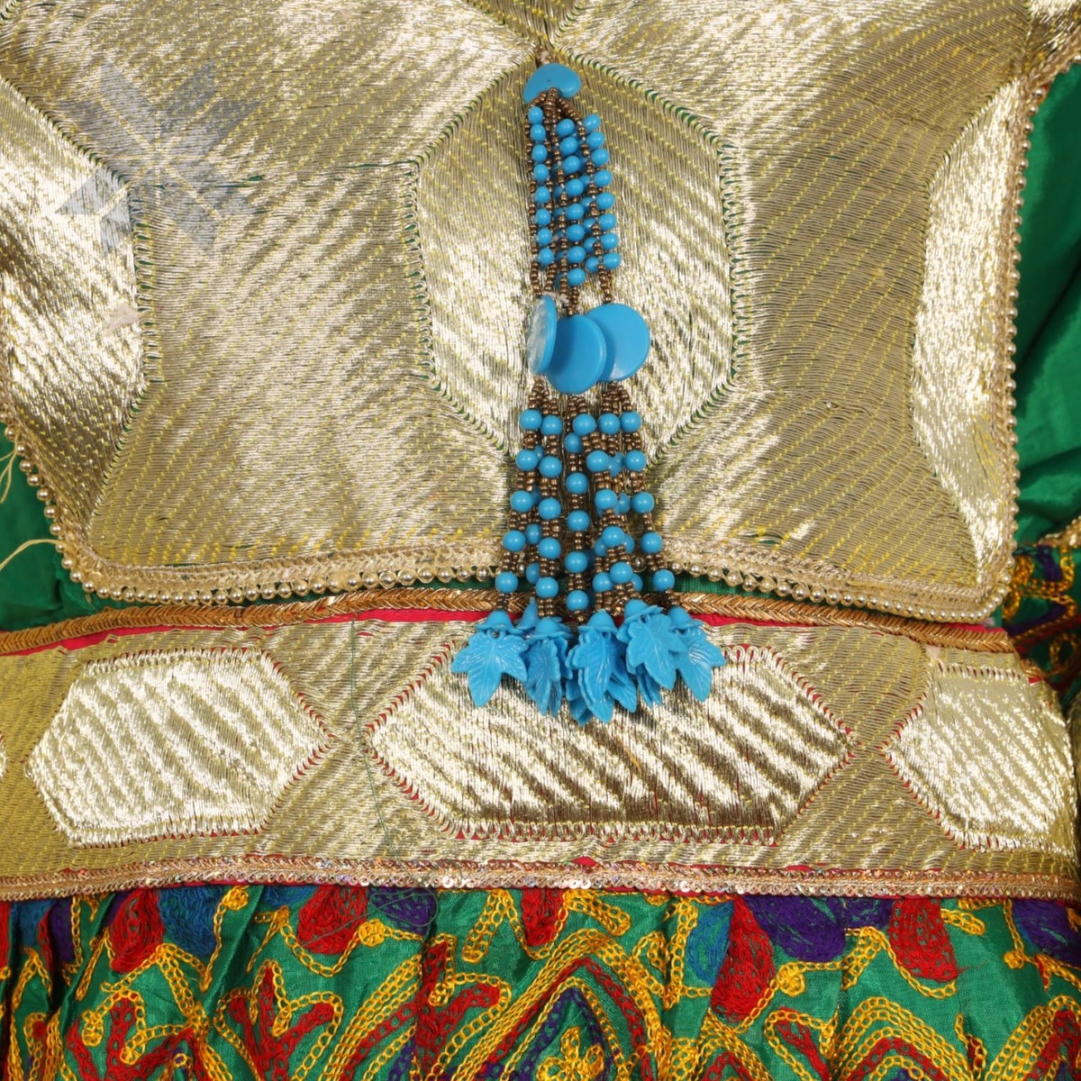 Royal Emerald Khesa Dress 3