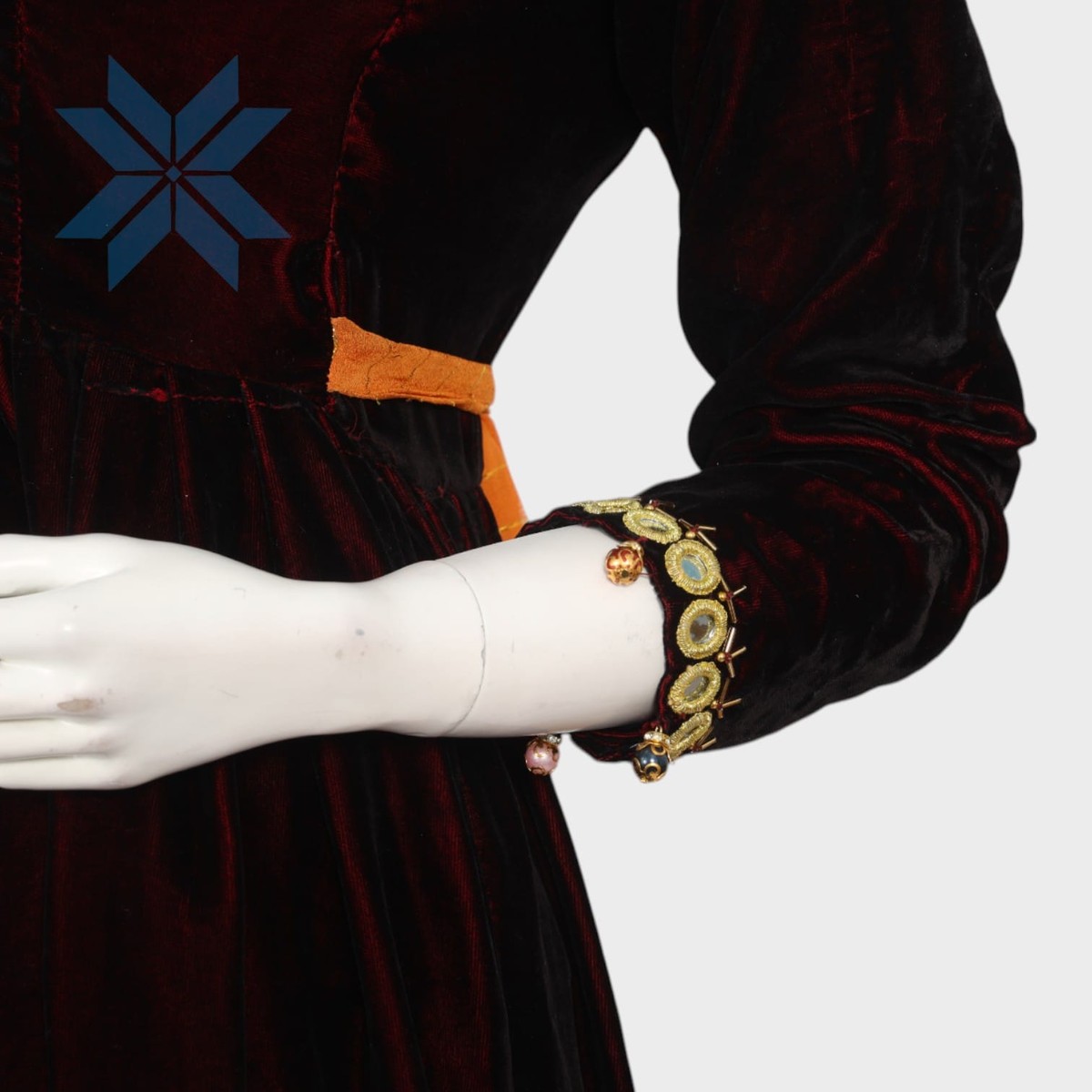 Velvet Charm Short Afghani Dress 4