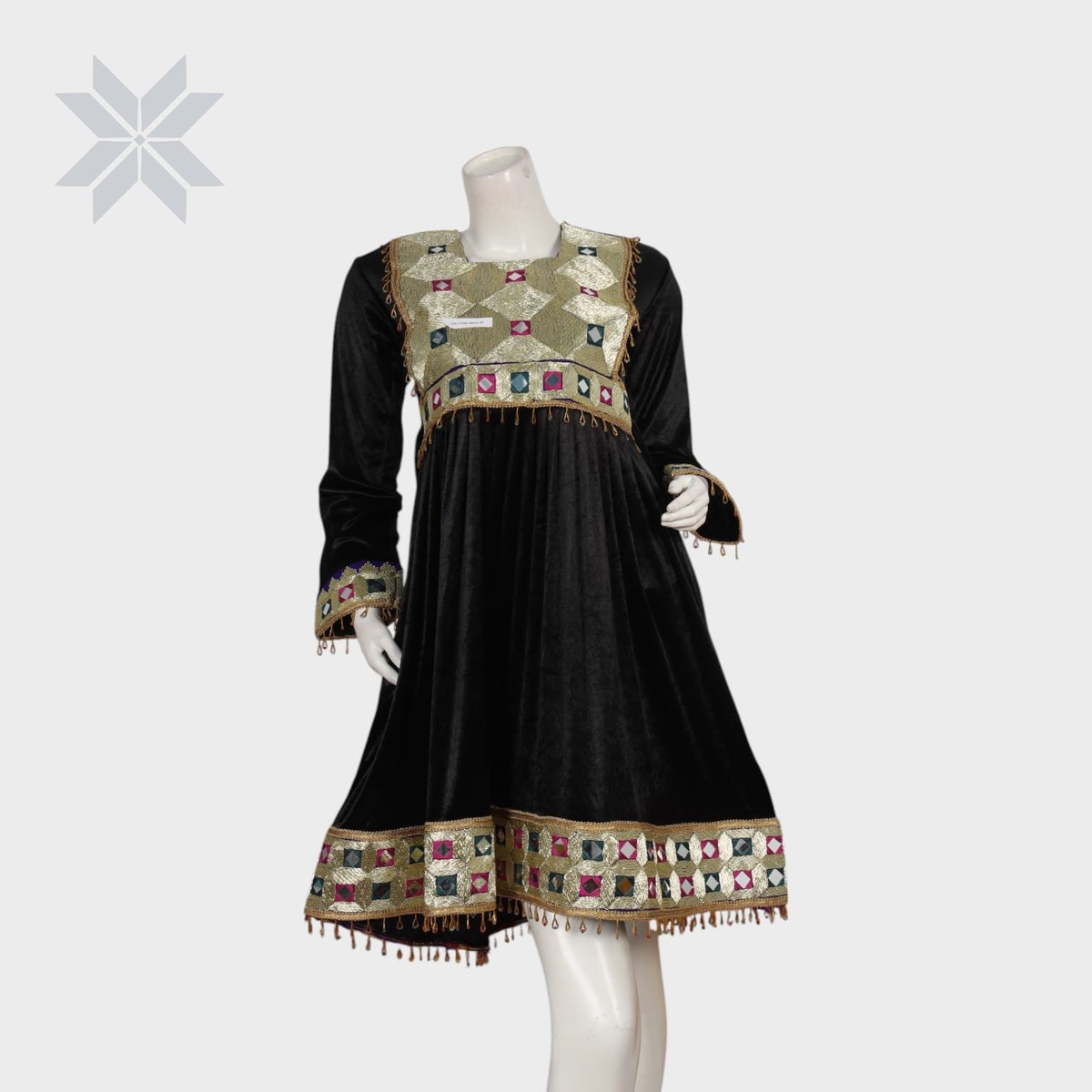 Noorani Black Mirror Dress 2
