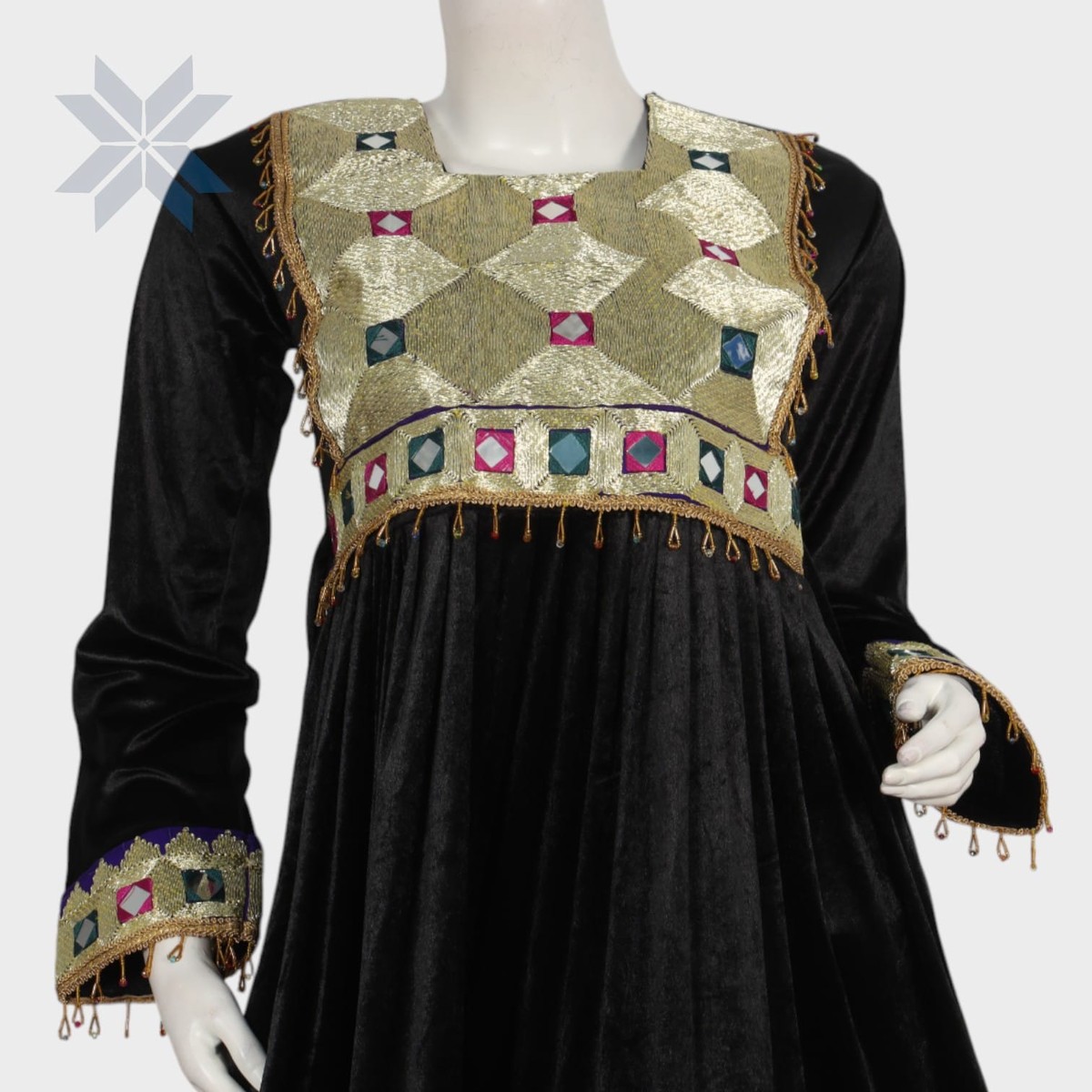 Noorani Black Mirror Dress 4