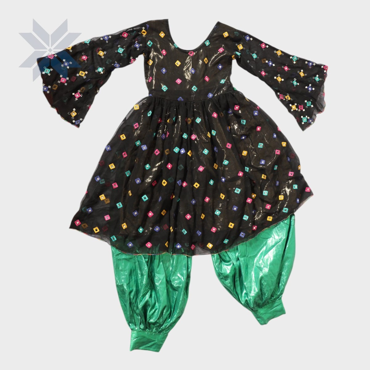 Rainbow Charm Afghani Dress Set 3