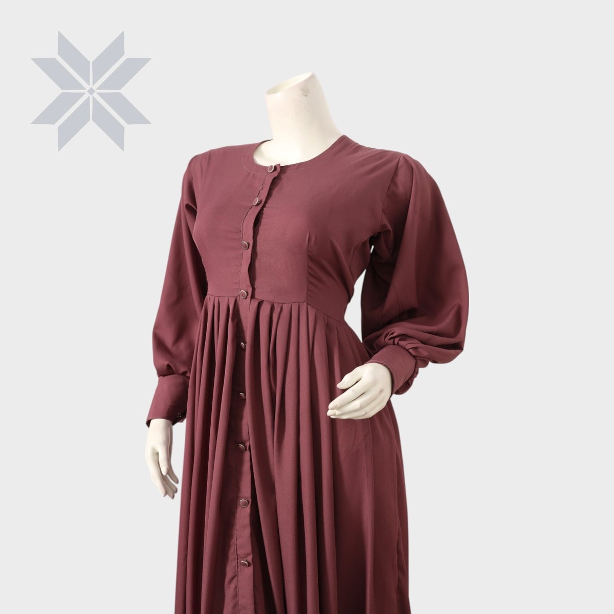 Dusty Rose Flow Maxi Dress 1